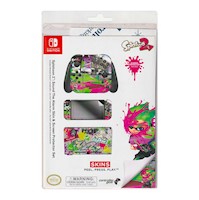 Skin y Protector Set Nintendo Switch - Splatoon 2 Sound The Alarm